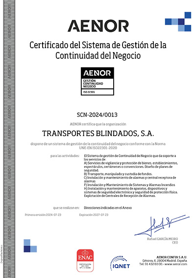 Certificaciones