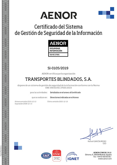 Certificaciones