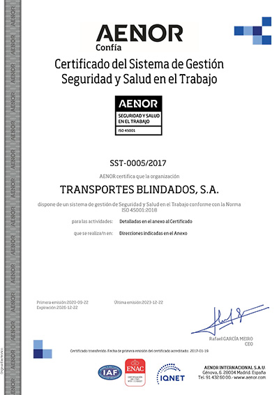 Certificaciones
