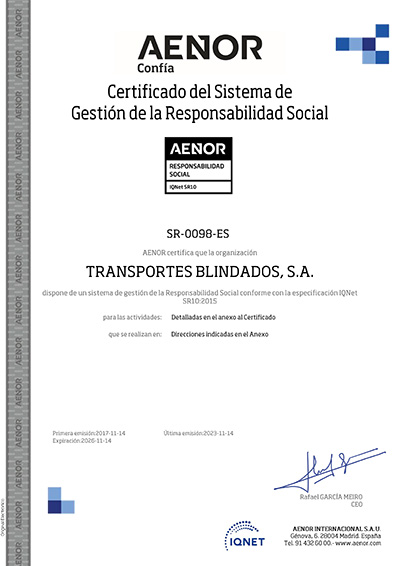Certificaciones